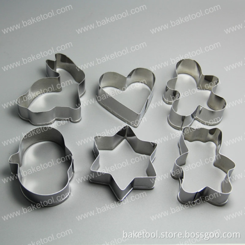 High Quality 6pcs Easter Stainless Steel Cookie Cutter Set